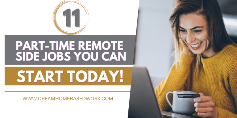 11 Top Remote Side Jobs You Can Start