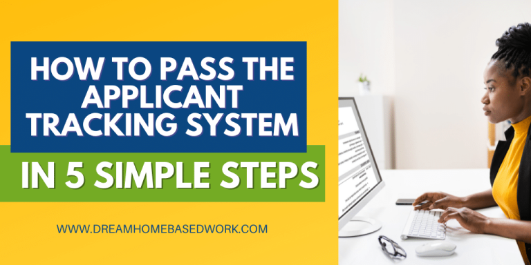 5 Ways To Pass The Applicant Tracking System (ATS) for Remote Jobs