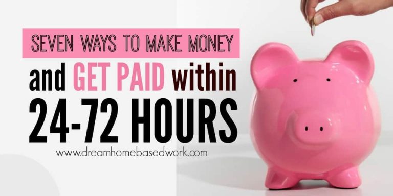 7 Ways To Make Money Online and Get Paid within 24
