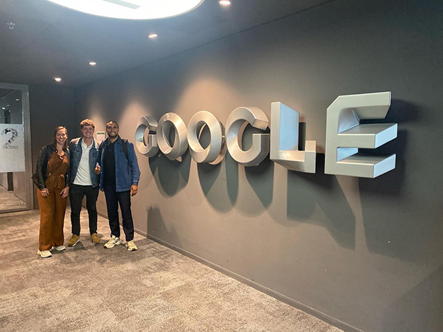 3D Chrome Google Logo Signage