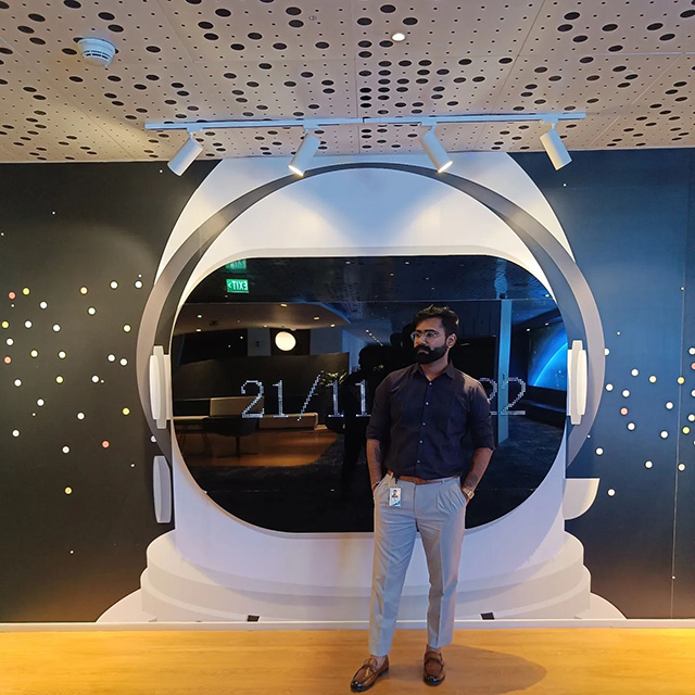 Space Helmet Wall At Google Hyderabad Office