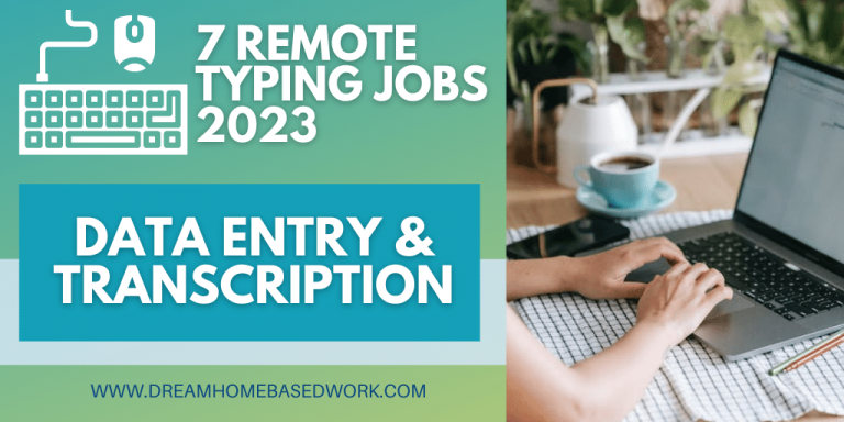 7 Remote Online Typing Jobs at Home: Data Entry & Transcription