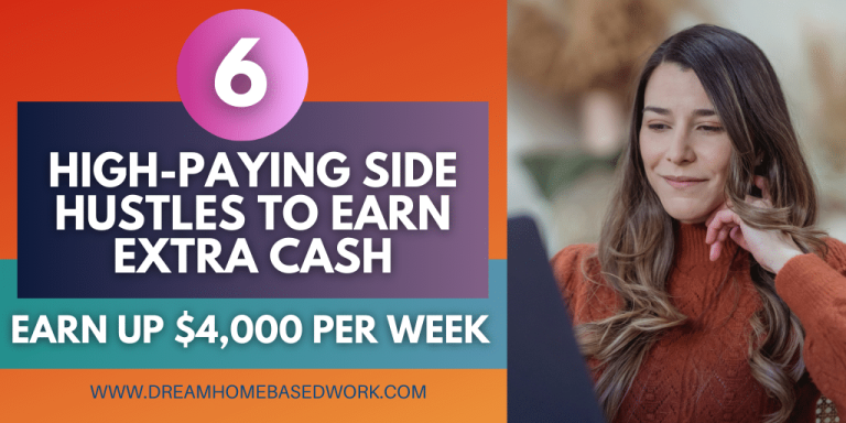 6 Easy High-Paying Side Hustles for Real Cash Today